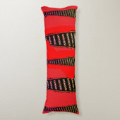 Coussins Longs Ties de nouveauté assortis rouges (Devant (Vertical))