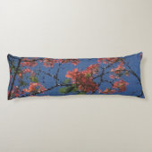 Coussins Longs Tissu floral, bleu (Dos)