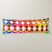 Coussins Longs Tissu psychédélique (Dos)