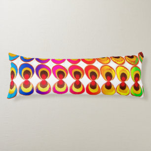 Coussins Longs Tissu psychédélique