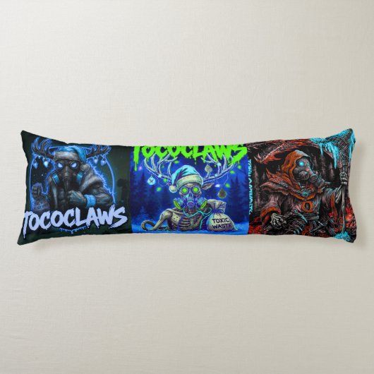 Coussins Longs TOCOCLAWS Traqueur de Friches Radioactives : Goule (Devant)