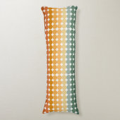 COUSSINS LONGS TONS VERT & ORANGE POIS (Devant (Vertical))