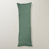 COUSSINS LONGS TONS VERT & ORANGE STRIPES & POIS (Dos (Vertical))