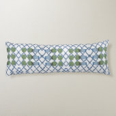 Coussins Longs Topiary Topiaries Bleu Blanc Ginger Jar Jars  (Dos)