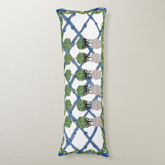 Coussins Longs Topio Chinoiserie Ginger Jar Jars Lumbar (Devant (Vertical))