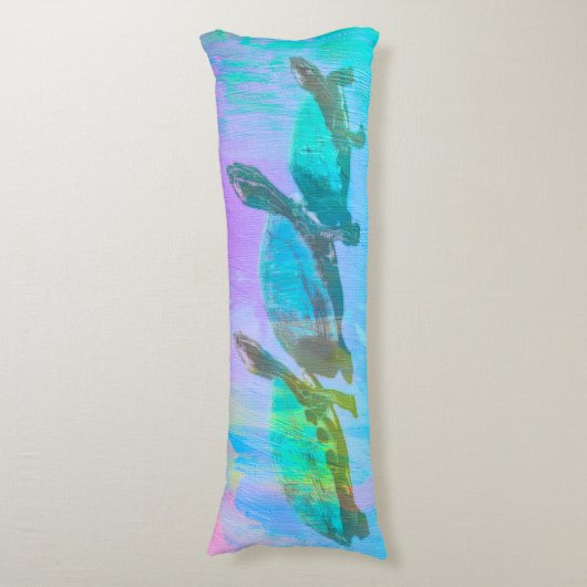 Coussins Longs Tortues néons (Devant (Vertical))