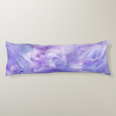 Coussins Longs Tourbillon de nuage bleu et violet (Dos)