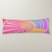 Coussins Longs Tourbillon Vortex Arc-en-ciel (Dos)