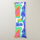 Coussins Longs tourbillons colorés (Devant (Vertical))