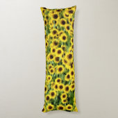 Coussins Longs Tournesol (Dos (Vertical))