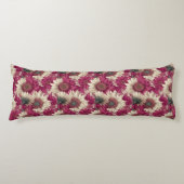 Coussins Longs Tournesol Fleur Esthétique Décor Boho Mousse Mémoi (Devant)