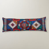 Coussins Longs Traditionnel Palestine Broderie tatreez coloré (Dos)