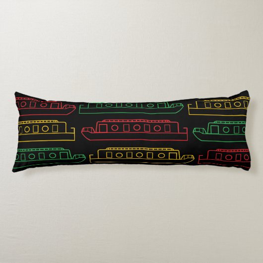 Coussins Longs Traffic Light Barges Canal Boats (Devant)