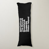 Coussins Longs Train du métro de la ville de Dondi (Devant (Vertical))