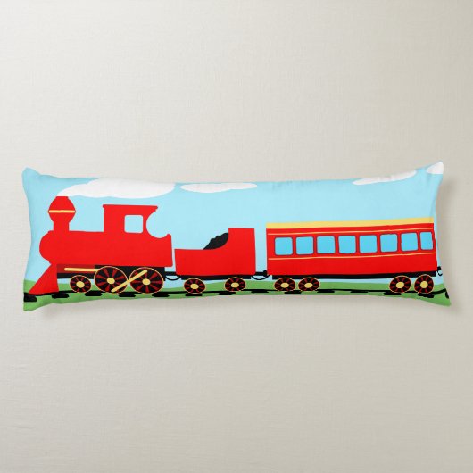 Coussins Longs Train rouge (Dos)