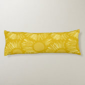 Coussins Longs Tranches d'ananas jaune fruit tropical Hawaï (Dos)