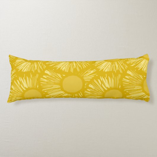 Coussins Longs Tranches d'ananas jaune fruit tropical Hawaï (Devant)