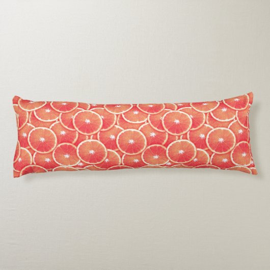 Coussins Longs Tranches de pamplemousse rose (Dos)