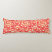 Coussins Longs Tranches de pamplemousse rose (Devant)