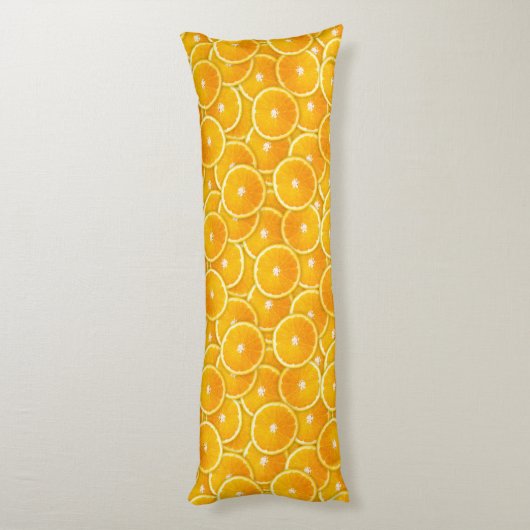 Coussins Longs Tranches orange (Dos (Vertical))