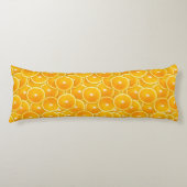 Coussins Longs Tranches orange (Devant)