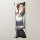 Coussins Longs Travailleur de bureau pour fille Anime (Dos (Vertical))