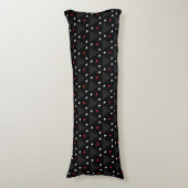 Coussins Longs Triangle noir UFO Motif moderne Abstrait (Devant (Vertical))