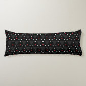 Coussins Longs Triangle noir UFO Motif moderne Abstrait (Devant)