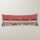 Coussins Longs Triangle Striangle Kilim III Rouge Noir Blanc  (Dos)