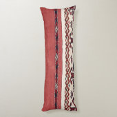 Coussins Longs Triangle Striangle Kilim III Rouge Noir Blanc  (Dos (Vertical))