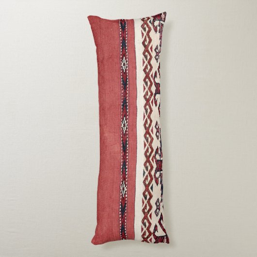 Coussins Longs Triangle Striangle Kilim III Rouge Noir Blanc  (Dos (Vertical))