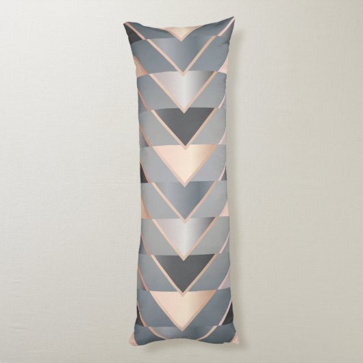 Coussins Longs Triangles modernes (Dos (Vertical))