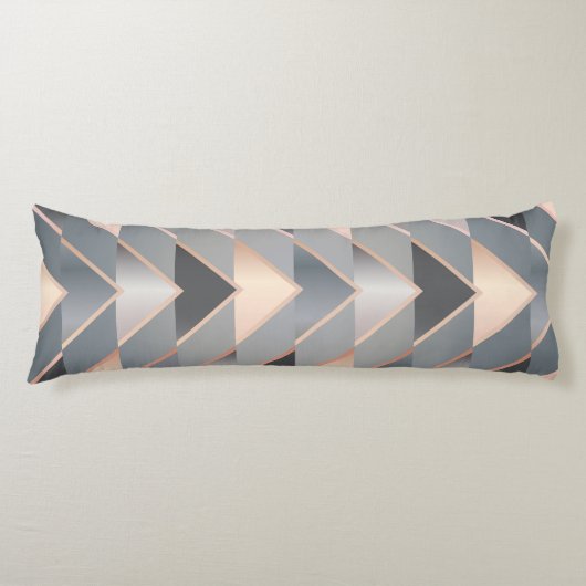 Coussins Longs Triangles modernes (Devant)