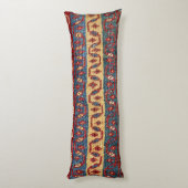 Coussins Longs Tribal Bands Zig Zag Yellow Blue Red Lines (Dos (Vertical))