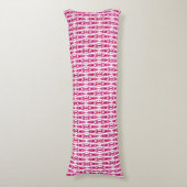 Coussins Longs Tribal Batik - Burqundy et Fuchsia Pink (Devant (Vertical))
