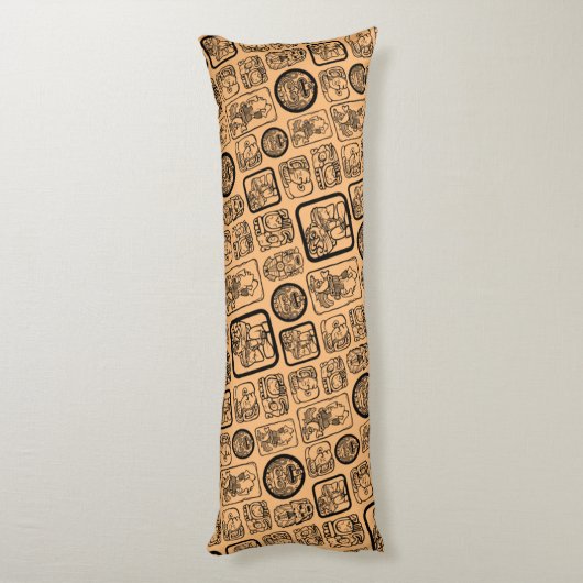 Coussins Longs Tribal MAYA ancien masque motif 1 (Dos (Vertical))
