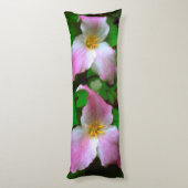 Coussins Longs Trillium fleur sauvage (Dos (Vertical))