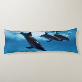 Coussins Longs Trio de dauphins (Dos)