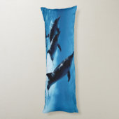 Coussins Longs Trio de dauphins (Dos (Vertical))