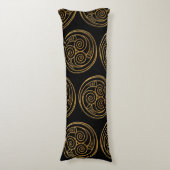 Coussins Longs Triple Celtic Knot Swirl Mandala (Devant (Vertical))