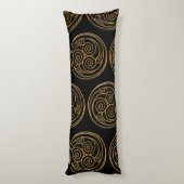 Coussins Longs Triple Celtic Knot Swirl Mandala (Dos (Vertical))
