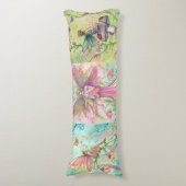 Coussins Longs Trois fleurs de Molly Harrison Imaginaire Art (Devant (Vertical))