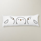 Coussins Longs Trois oiseaux sur le fil (Dos)