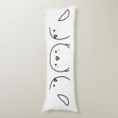 Coussins Longs Trois oiseaux sur le fil (Devant (Vertical))