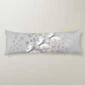 Coussins Longs Trois papillons blancs (Devant)