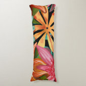 Coussins Longs tropical/hawaïen/floral/fleur (Devant (Vertical))