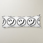 Coussins Longs ㋡ Tsu Kana Katakana Smiling Emoji / Emoticon (Dos)