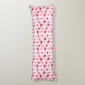 Coussins Longs Tuiles de coeur (Dos (Vertical))