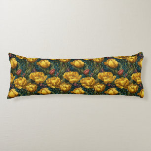 Coussins Longs Tulipe Fleur Décoration Côtière Élégante Maternité