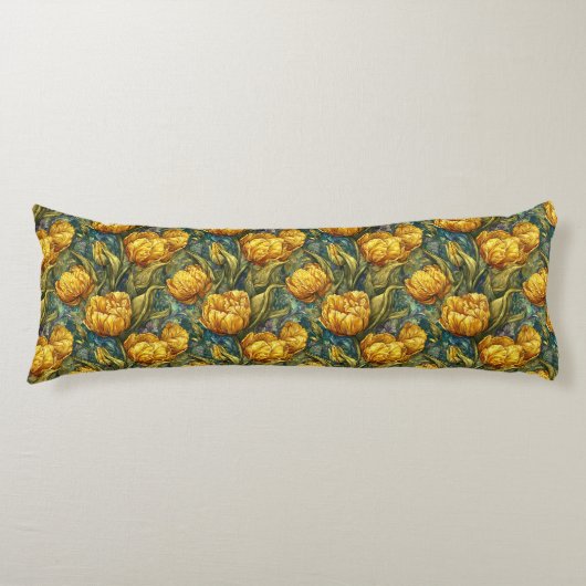 Coussins Longs Tulipe Fleur Élégant Style de Vie Plancher (Devant)